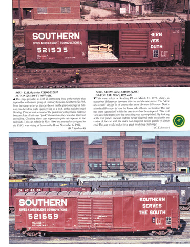 Southern Railway Color Guide to Freight and Passenger Equipment (Digital Reprint)