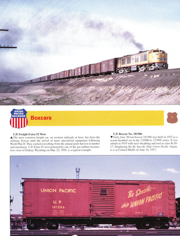 UP Color Guide to Freight and Passenger Equipment Volume 2