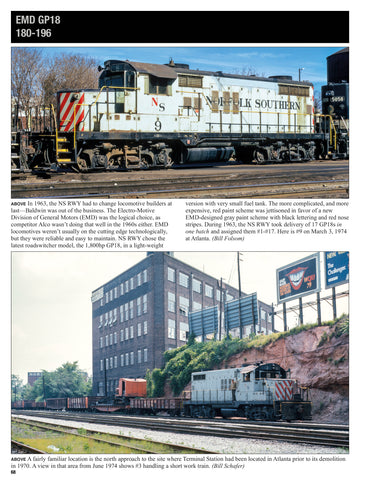 Norfolk Southern-Southern Railway Merger In Color