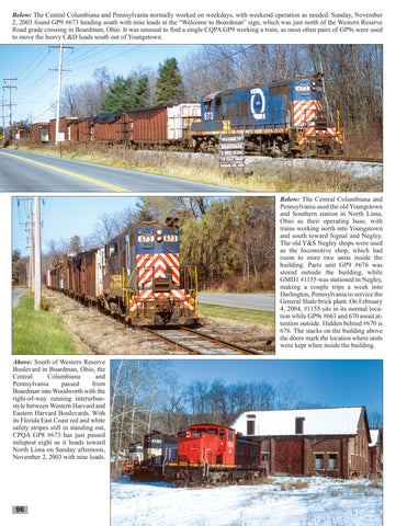 Mahoning Valley Rails In Color 1988-2006
