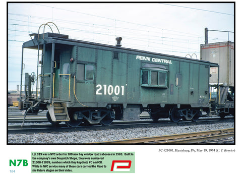 Penn Central Caboose Color Portfolio (eBook)