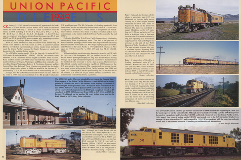 Union Pacific Diesels In Color Volume One: 1934-1959 (Digital Reprint)