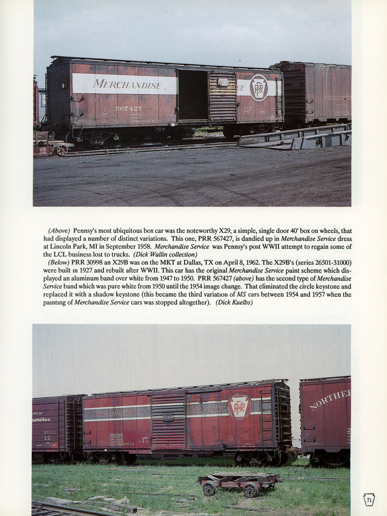 Fast Freight Prr PRR Color Guide to Freight and Passenger Equipment (Digital Reprint ...