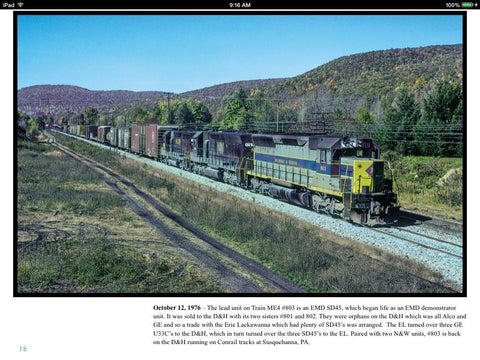 CONRAIL – D&H – NYS&W:<br> Operations on New York State's Southern Tier and Related Trackage after 1976 (eBook)