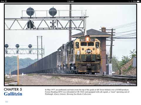 Conrail and the Mountain: A Look at Conrail's Crossing of the Allegheny Mountains (eBook)
